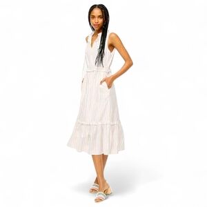 J. Crew Metallic Rainbow Tie‎ Front Shimmer Dress Sz 8 | Everyday Glam Vibes